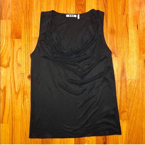 NWT Three Dots Drape Neck Sleeveless Top - Picture 1 of 4